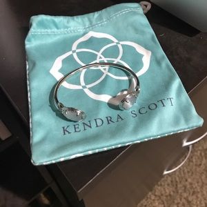 Silver graphite Kendra Scott bracelet